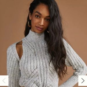 Anthropologie Ribbed Sweater Shrug Set - New - Women's size S